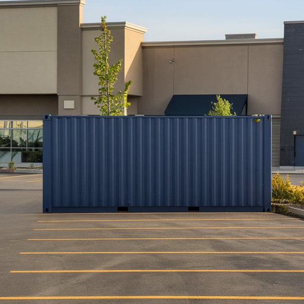 our commercial storage containers come equipped with secure locking mechanisms